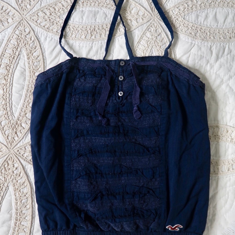Navy Hollister Tank
